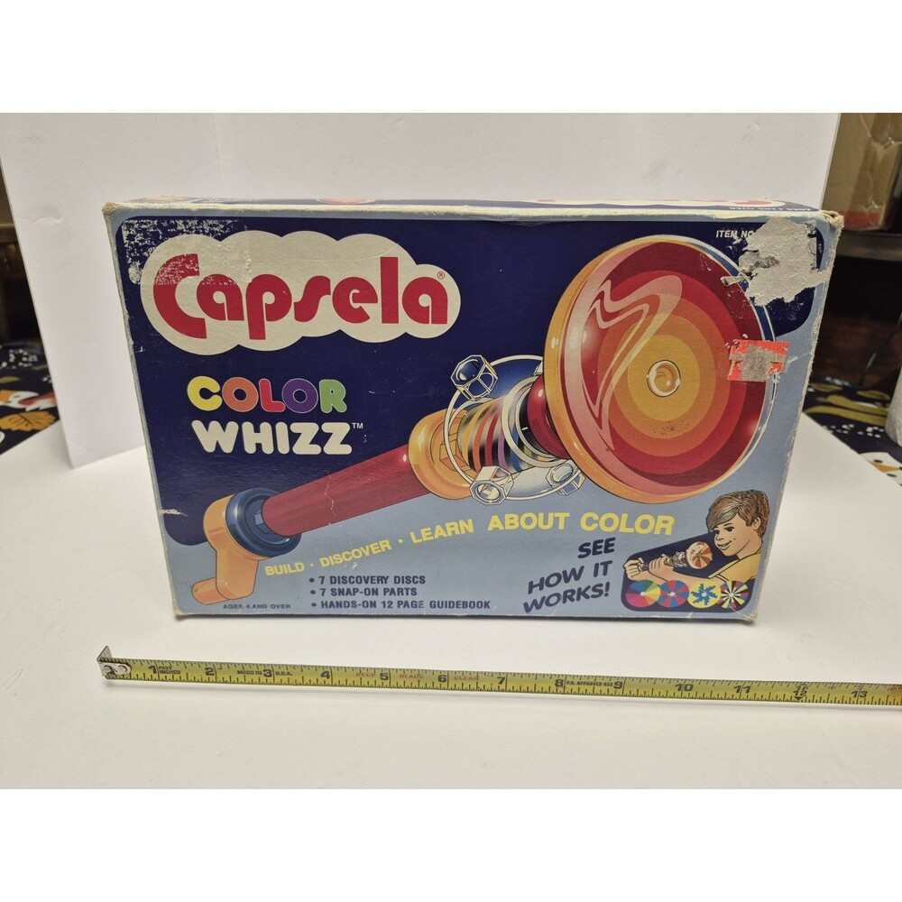 Vintage Capsela Color Whizz PLAY-JOUR 1990s In Box Complete with Instructions.